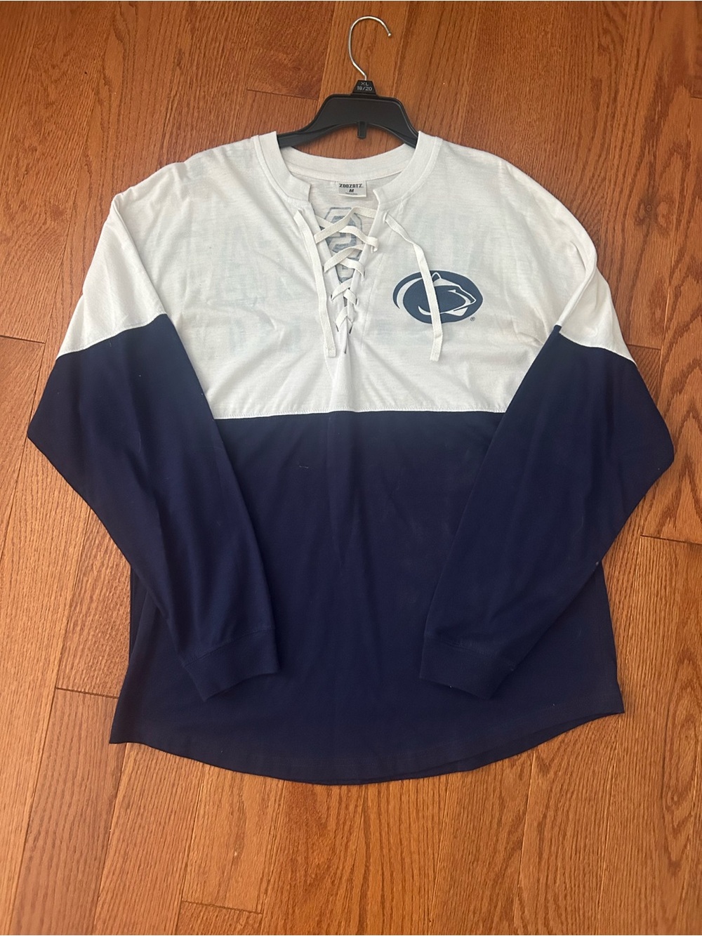 Women’s Penn State Lace-Up Long Sleeve Shirt
